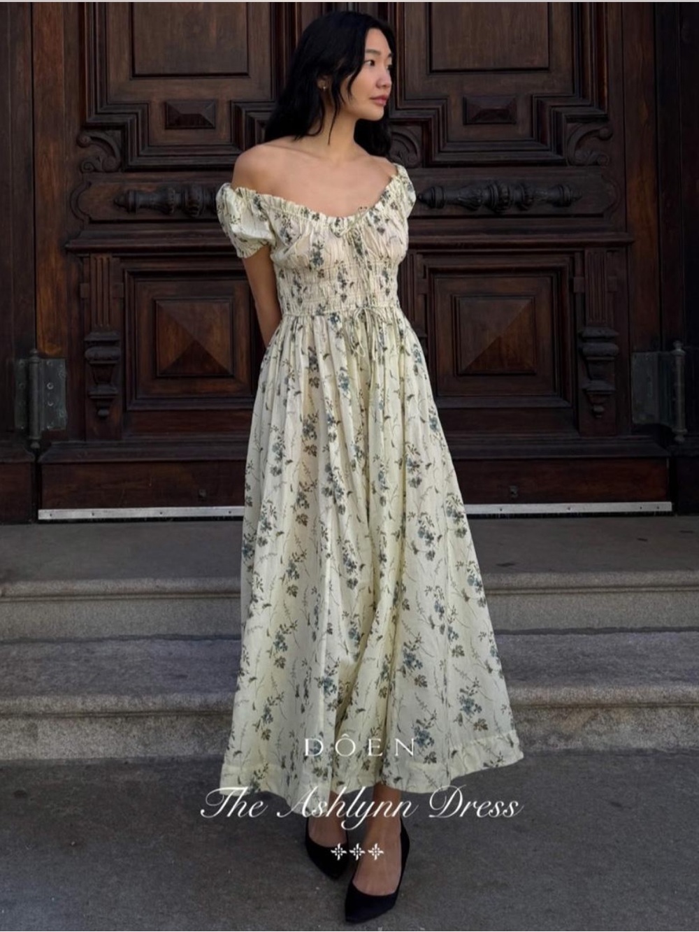 Doen Ashlynn Dress in Sunshine Praire Rose Size Medium NWT